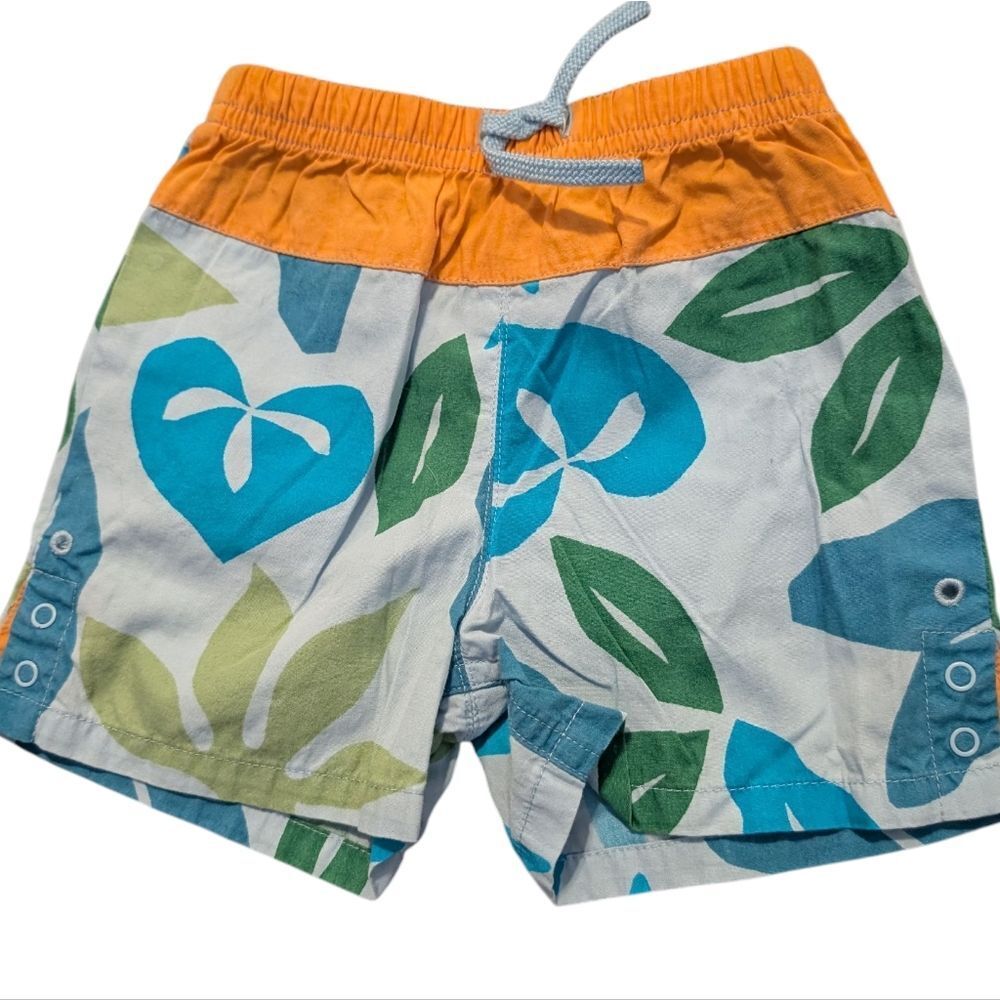 Gap Baby Y2k‎ Hawaiian Floral Print Shorts Size 0/3 Months